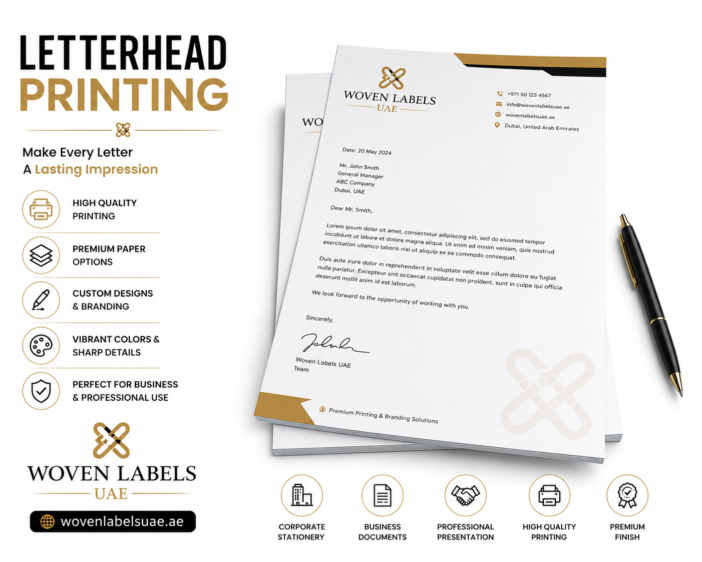 Custom Letterhead Printing